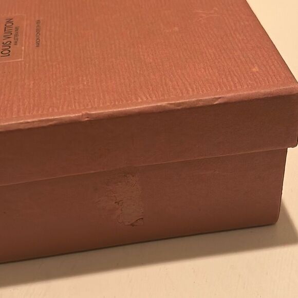 Louis Vuitton LV Square Gift Box Brown Textured Lift Lid Luxury Storage Display - Picture 7 of 13